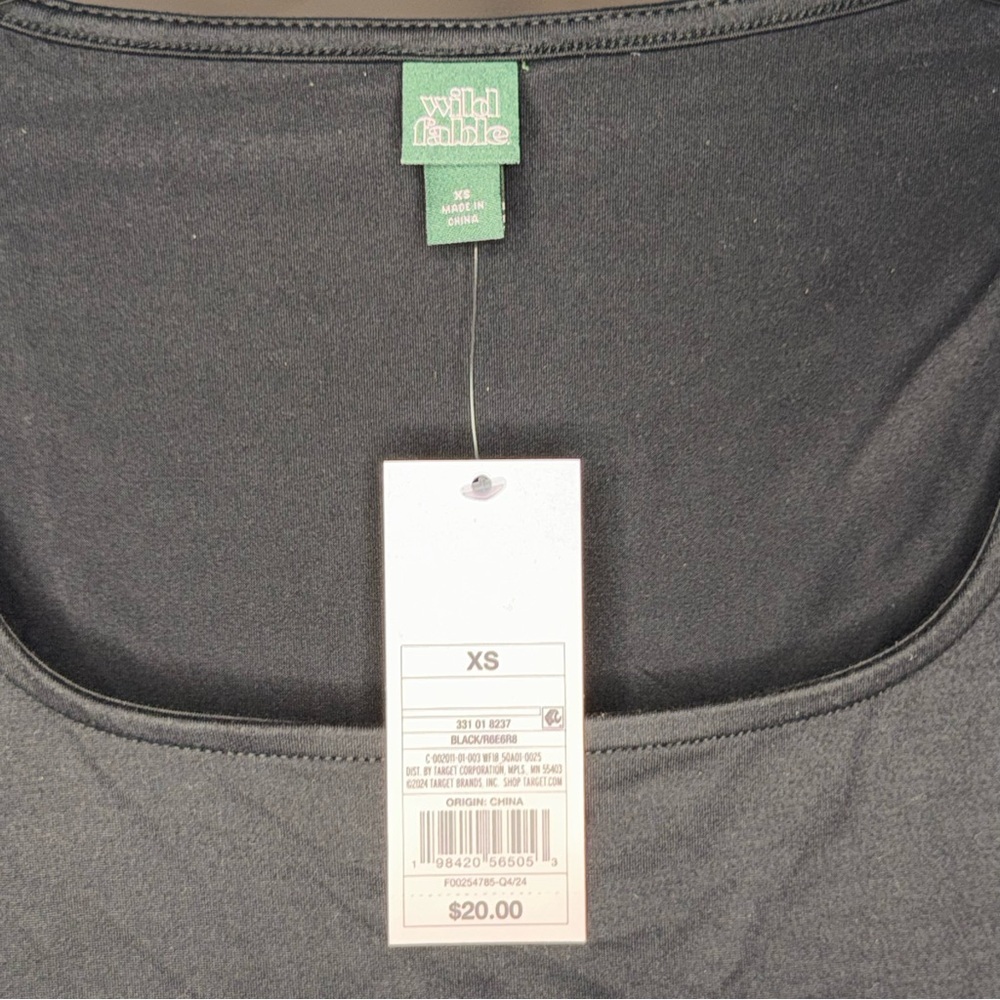 Wild Fable Black Peplum Bubble Blouse | Size XS | NWT - Picture 4 of 4